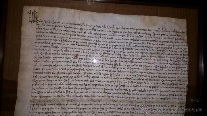Manuscritos antiguos: DOCUMENTO ENMARCADO - Foto 4