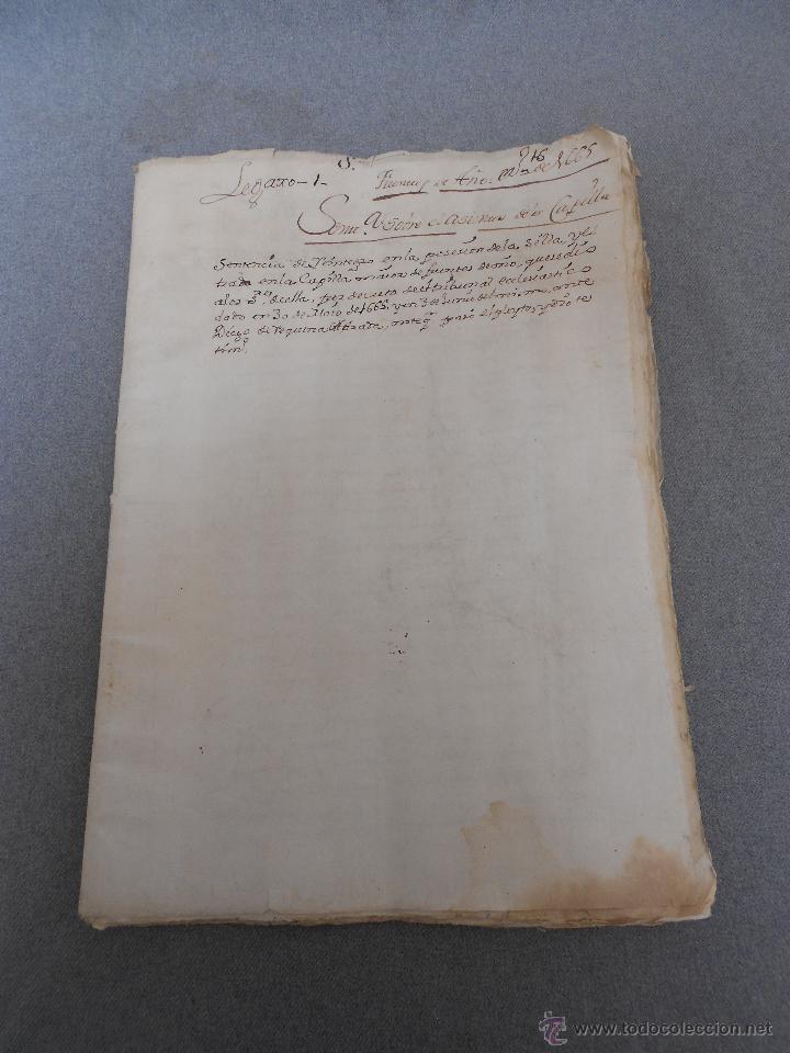 Manuscritos antiguos: LEGAJO DE 1665. - Foto 1