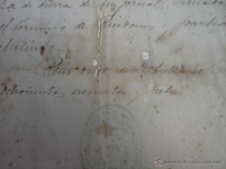 Manuscritos antiguos: DOCUMENTO NOTARIAL , REUS 1897. - Foto 3