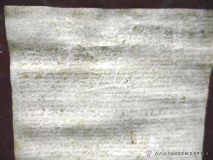 Manuscritos antiguos: PERGAMINO ANTIGUO MANUSCRITO, DOCUMENTO O ESCRITURA, ECLESIASTICO? - Foto 3