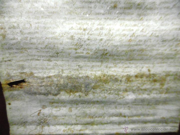 Manuscritos antiguos: PERGAMINO ANTIGUO MANUSCRITO, DOCUMENTO O ESCRITURA, ECLESIASTICO? - Foto 5