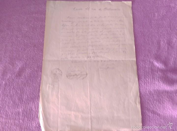 Manuscritos antiguos: CESE DE MADREMA&Ntilde;A, VILANOVA DE LA ROCA, (VILANOVA DEL VALLES, ROCA DEL VALLES) 1919 - Foto 1