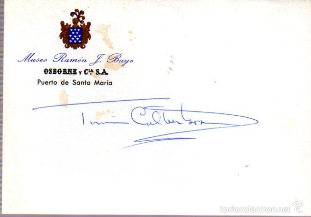 Manuscritos antiguos: SIGNED,AUTOGRAPH,FIRMA, TIMOTHY PETER CULBERTSON. VER GOOGLE. - Foto 1