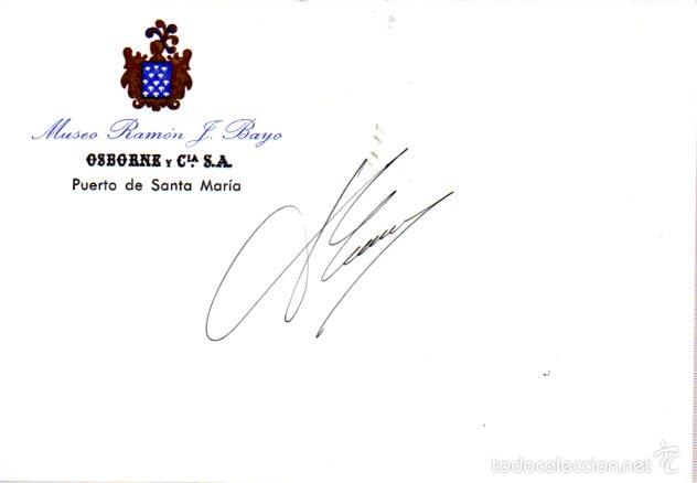 Signed Autograph Firma Joaquin Muns Y Albuixech Comprar Manuscritos Antiguos En Todocoleccion