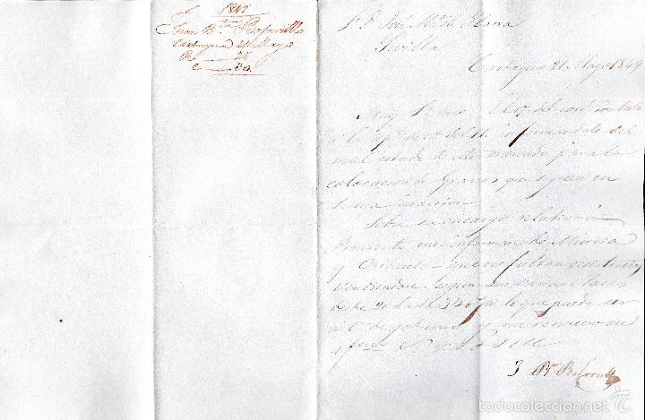 Manuscritos antiguos: JUAN BAUTISTA BOFARUL. 1849. CADIZ. - Foto 1