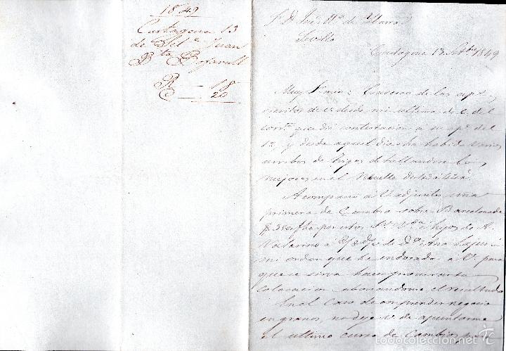 Manuscritos antiguos: JUAN BAUTISTA BOFARUL. 1849. CADIZ. - Foto 1