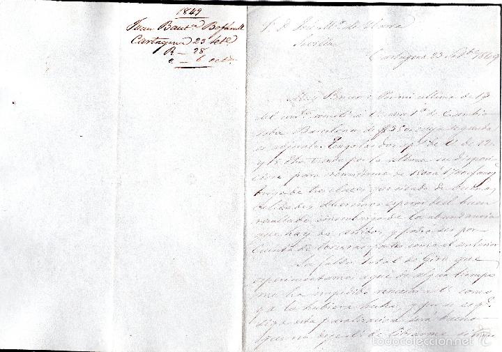 Manuscritos antiguos: JUAN BAUTISTA BOFARUL. 1849. CADIZ. - Foto 1