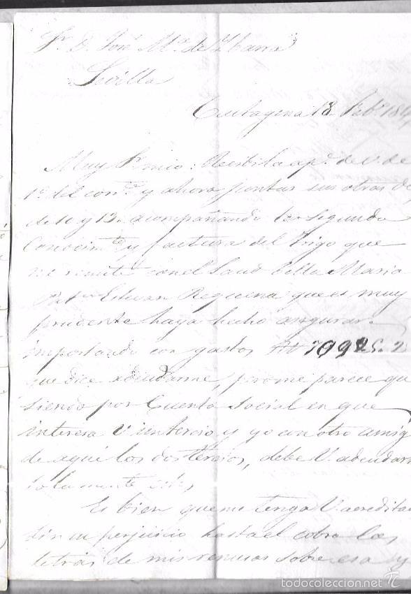 Manuscritos antiguos: JUAN BAUTISTA BOFARUL. 1849. CADIZ. - Foto 1