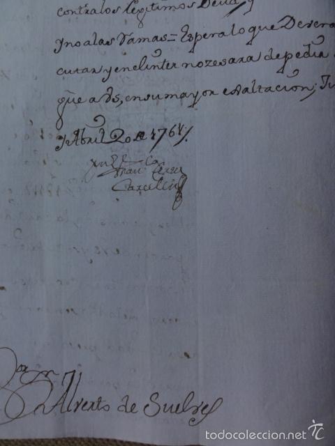 Manuscritos antiguos: Gineta Murcia c&aacute;rcel al alcalde - Foto 2