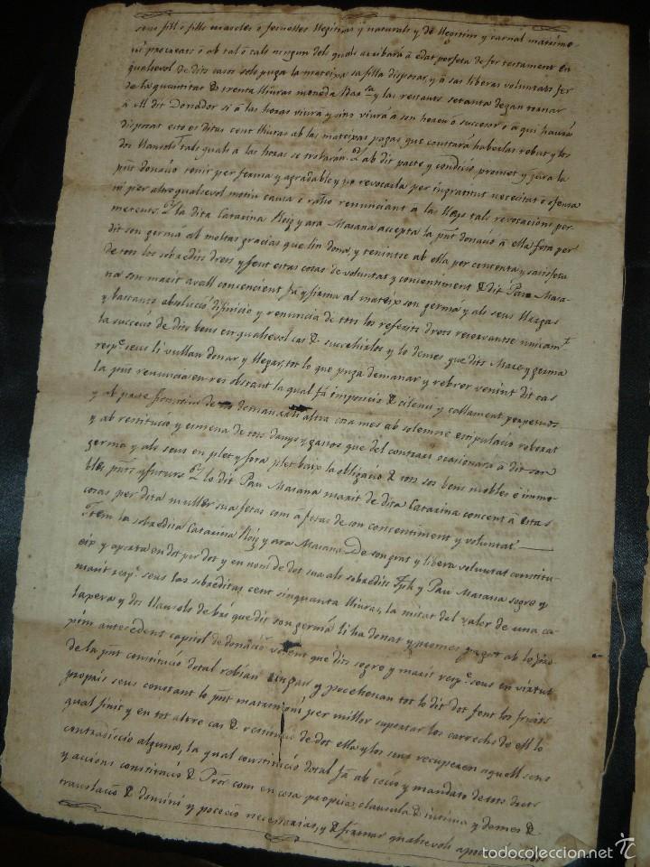 Manuscritos antiguos: MANUSCRITO 1827 / TESTAMENTO - Foto 2