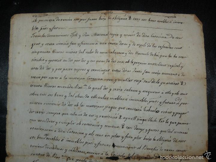 Manuscritos antiguos: MANUSCRITO 1827 / TESTAMENTO - Foto 3