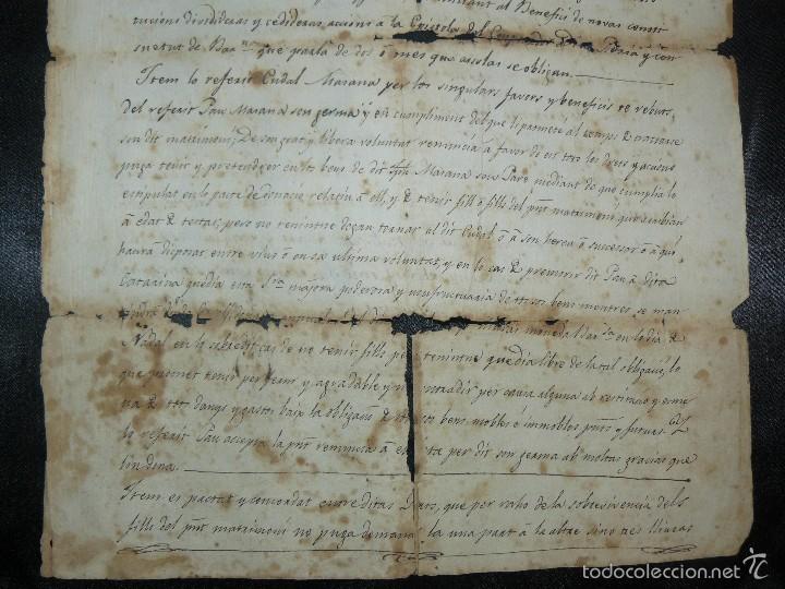 Manuscritos antiguos: MANUSCRITO 1827 / TESTAMENTO - Foto 6