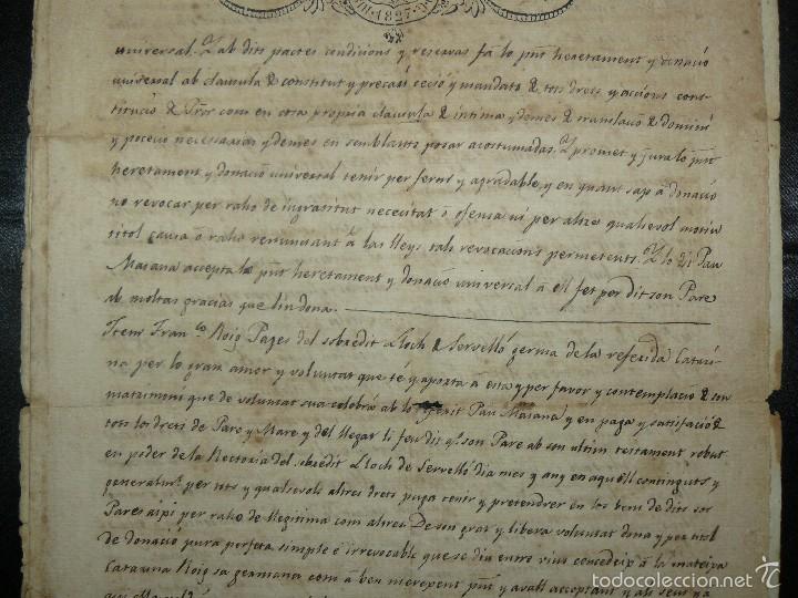 Manuscritos antiguos: MANUSCRITO 1827 / TESTAMENTO - Foto 7