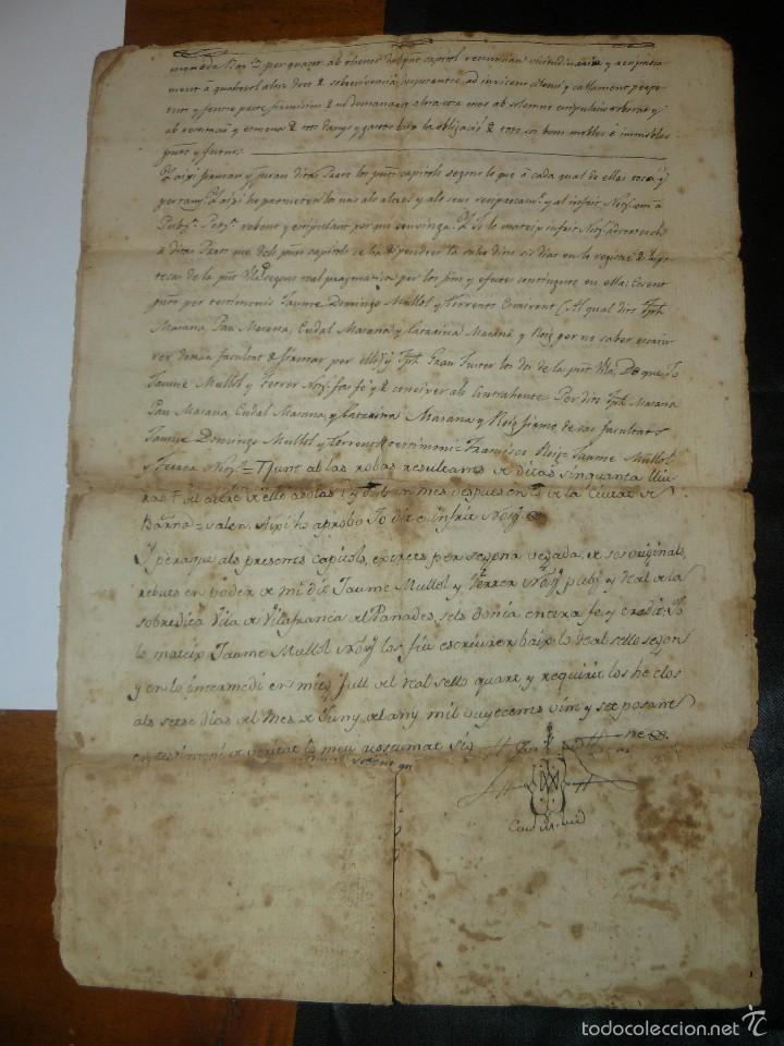 Manuscritos antiguos: MANUSCRITO 1827 / TESTAMENTO - Foto 9