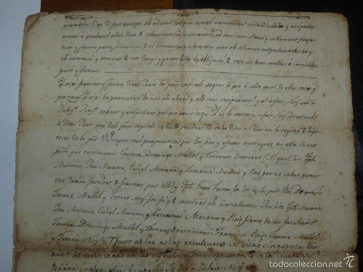 Manuscritos antiguos: MANUSCRITO 1827 / TESTAMENTO - Foto 12