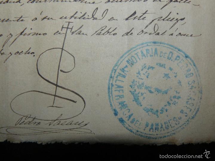 Manuscritos antiguos: testamento manuscrito - 1888 - vilafranca del penedes - Foto 8