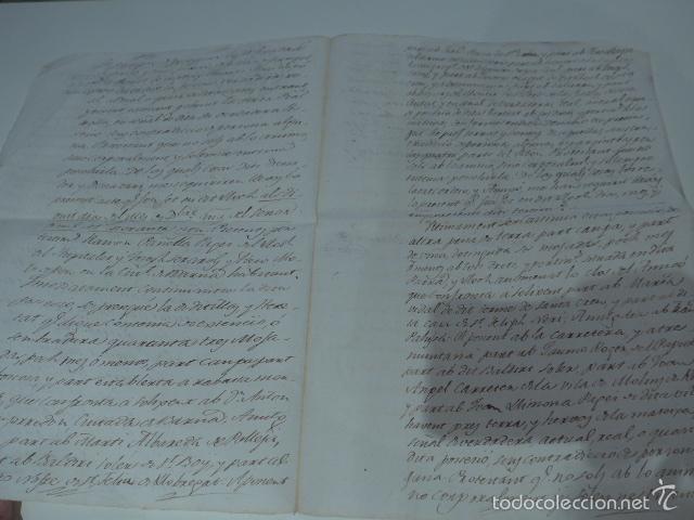 Manuscritos antiguos: Antiguo documento de 1800 a estudiar, barcelona - Foto 4