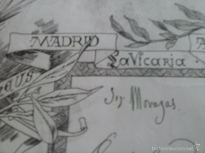 Manuscritos antiguos: CARTA DE J.M.FORTUNY - REUS. - Foto 5