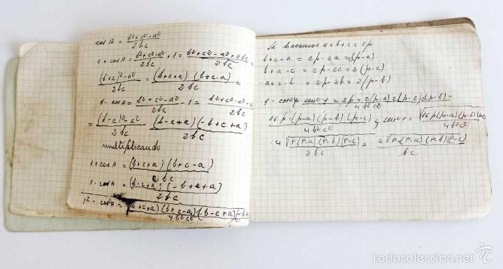 Manuscritos antiguos: LOTE DE PROFESOR MATEM&Aacute;TICAS 1967 - Foto 5