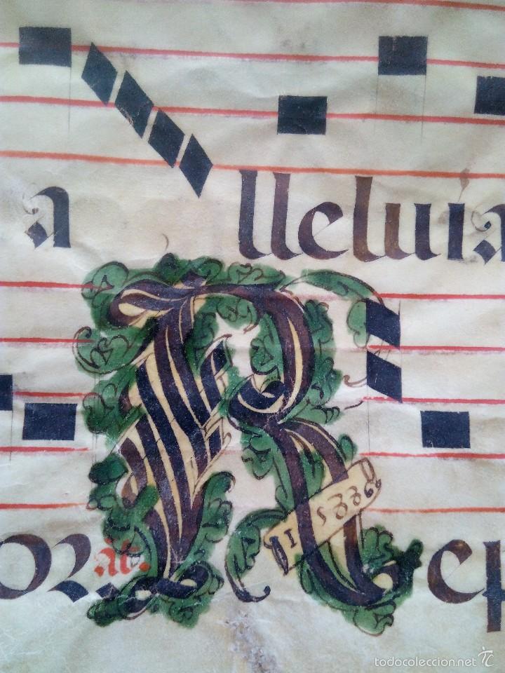 Manuscritos antiguos: Cantoral - Foto 7