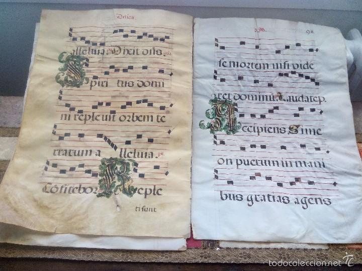 Manuscritos antiguos: Cantoral - Foto 8