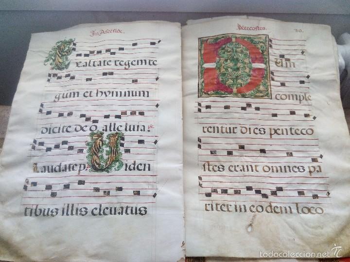 Manuscritos antiguos: Cantoral - Foto 11