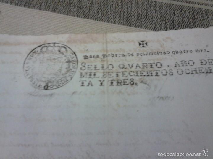Manuscritos antiguos: DOCUMENTO DE UNA HOJA DEL A&Ntilde;O 1783 RELATIVO A MALLORCA - Foto 3