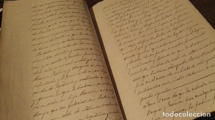 Manuscritos antiguos: ANTIGUO DOCUMENTO TESTAMENTO- SABADELL1906. - Foto 2