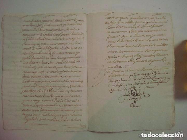 Ancient Manuscripts: MANUSCRITO DE 1661.VICARIA GERUNDA.TEXTO CATAL&Aacute;N. 12 P&Aacute;GINAS. FOLIO MENOR