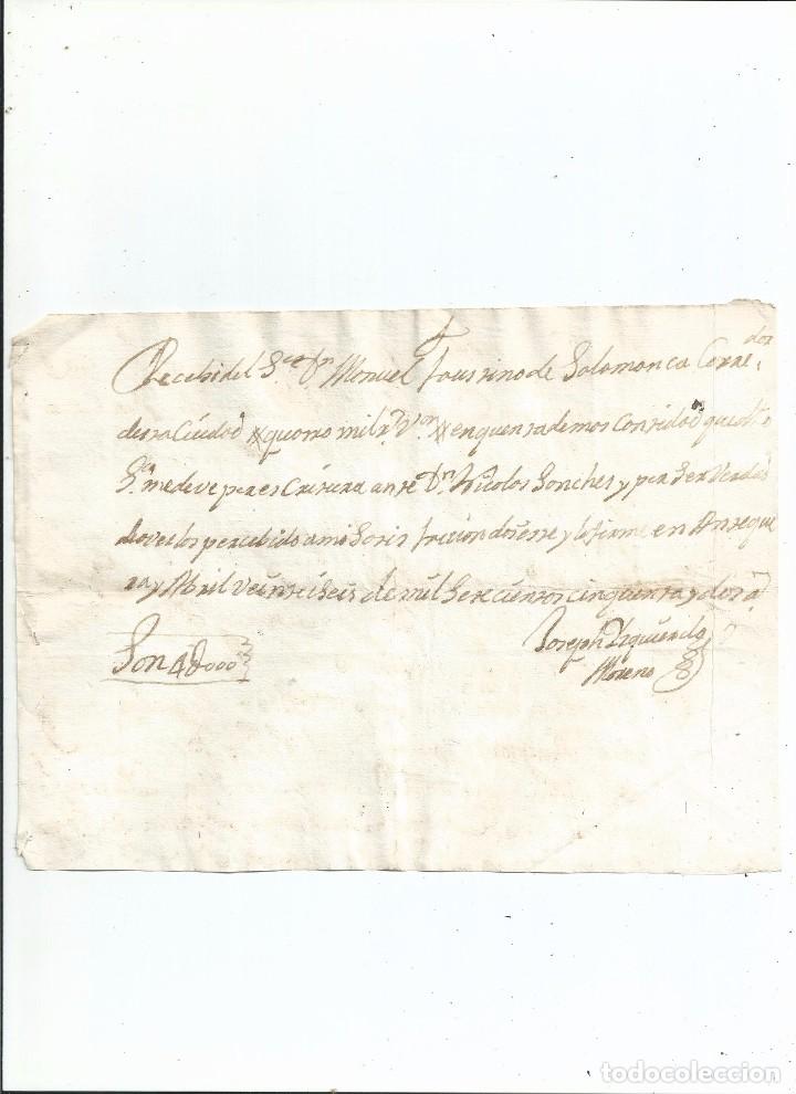 Manuscritos antiguos: 1752 MANUSCRITO - CORREGIDOR DE ANTEQUERA M&Aacute;LAGA - Foto 1