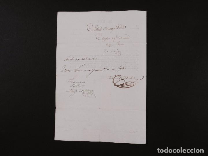 Manuscritos antiguos: FIRMA REAL FERNANDO VII 1829 - Foto 2