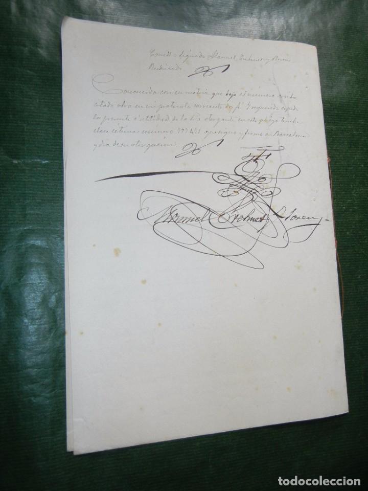 Manuscritos antiguos: ESCRITURA DE PODER NOTARIA MANUEL CREHUET Y LLORENS, BARCELONA, 1913 - Foto 2