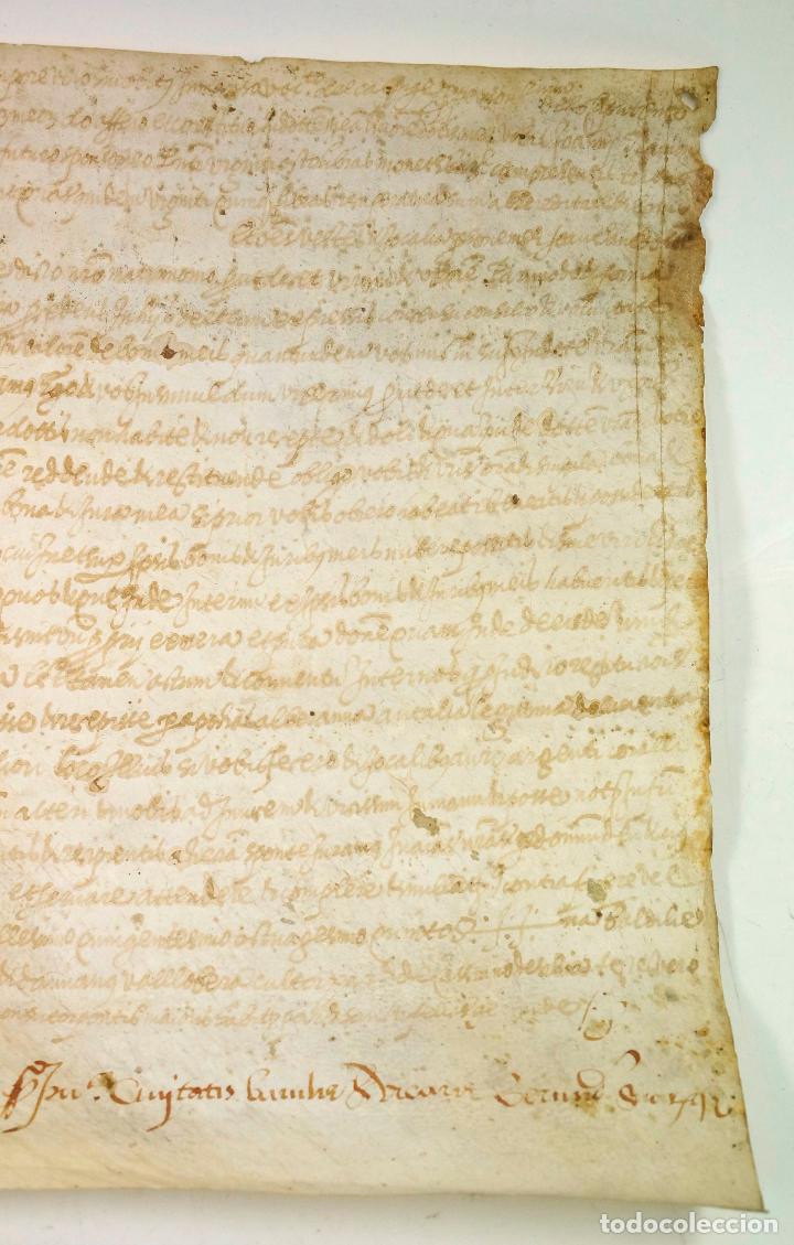 Manuscritos antiguos: CATALU&Ntilde;A, DOCUMENTO ANTIGUO 19X34CM. - Foto 3