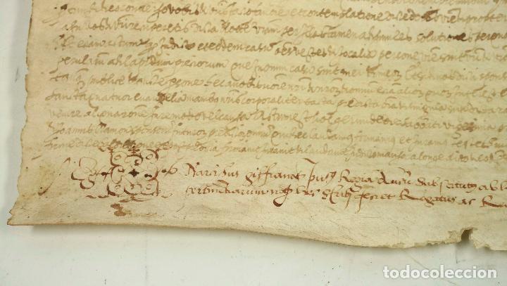 Manuscritos antiguos: CATALU&Ntilde;A, DOCUMENTO ANTIGUO 19X34CM. - Foto 4