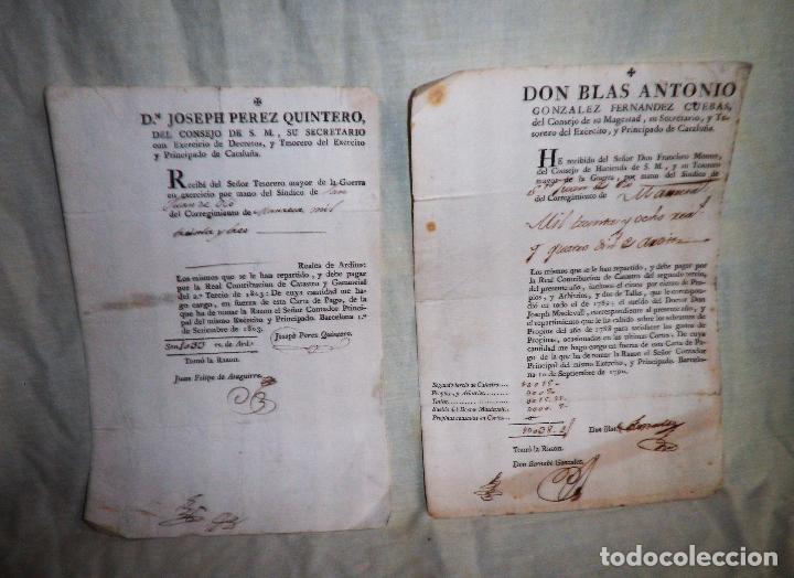 Manuscritos antiguos: CONSEJO DE SU MAGESTAD&middot;TESORERO EXERCITO - 1790-1803. - Foto 1