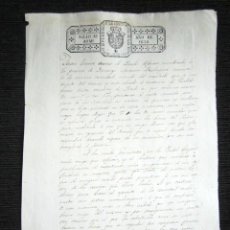 Manuscritos antiguos: AÑO 1838, EL PRADE (PONTEVEDRA). RECLAMACIÓN DE 602 REALES DE VELLÓN PARA COSTAS DE UN PRÓFUGO. . Lote 75256367