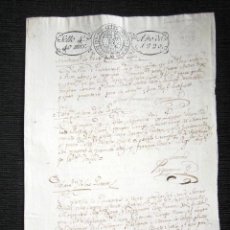 Manuscritos antiguos: AÑO 1820, PUENTEAREAS (PONTEVEDRA). NOMBRAMIENTO JURA Y DECLARACIÓN DE PERITOS. . Lote 75259151