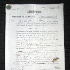 Manuscritos antiguos: AÑO 1848, PARDINAS (SALAMANCA). VENTA DE FINCAS NACIONALES. . Lote 75305315