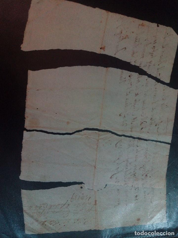 Manuscritos antiguos: Documento manuscrito recuperado de 1744-2-20 - Foto 2