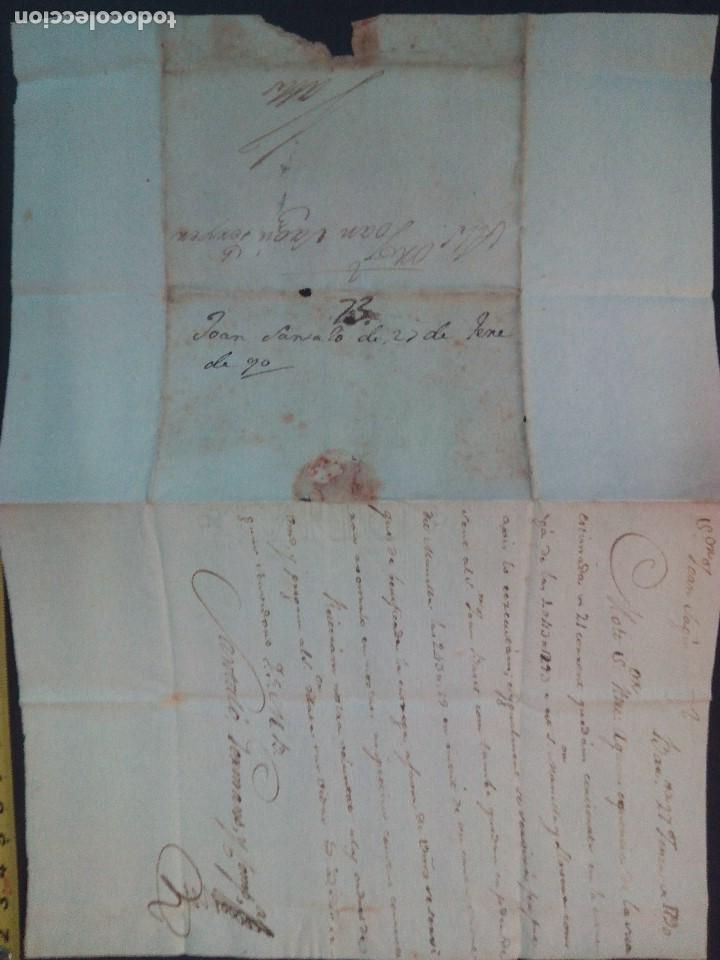 Manuscritos antiguos: Documento manuscrito de 1790-1-27 de Valls - Foto 1