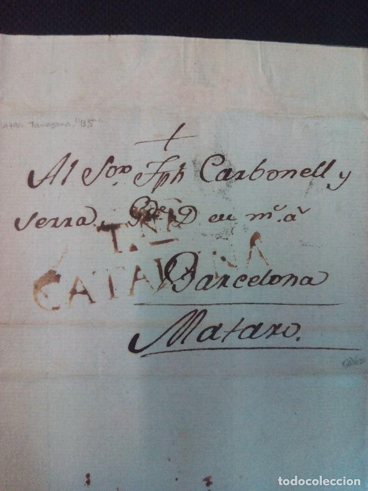 Manuscritos antiguos: Documento manuscrito carta de 1794 de Matar&oacute; - Foto 2