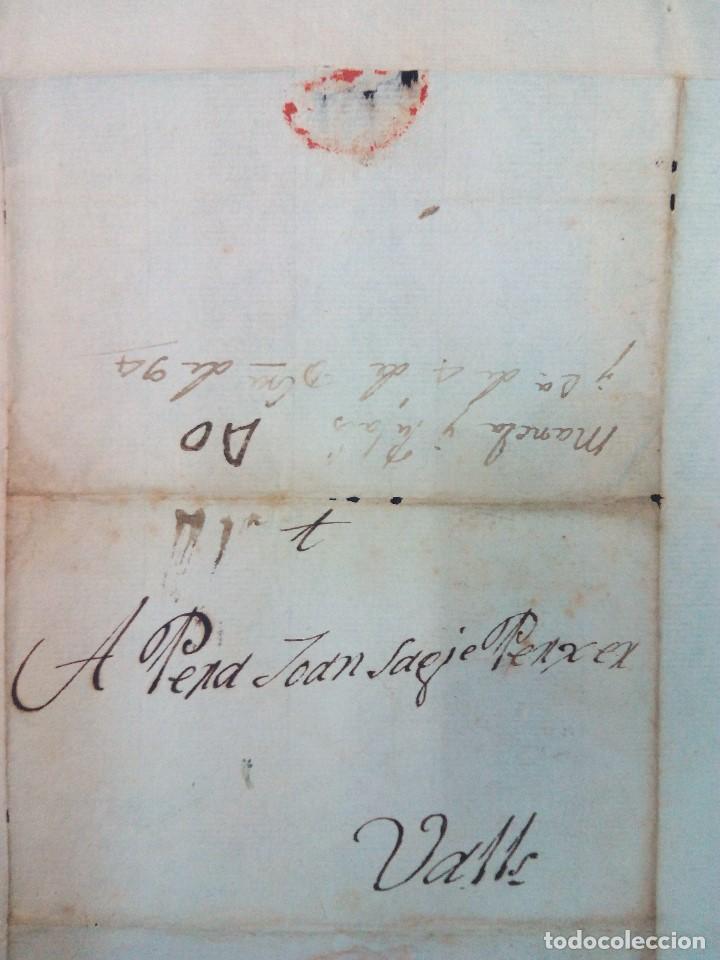 Manuscritos antiguos: Documento manuscrito de 1794 de Valls. - Foto 3