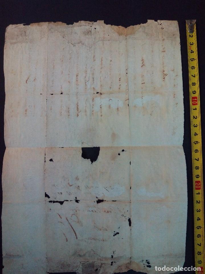 Manuscritos antiguos: Documento manuscrito en forma de carta de 1794-3-18 de Valls - Foto 3