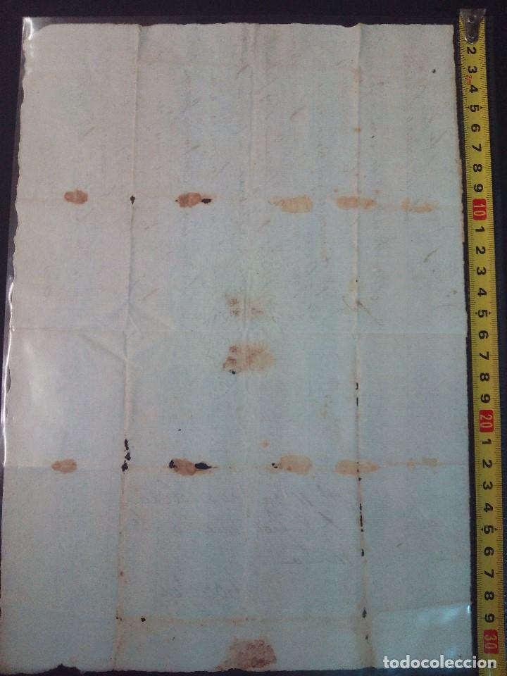 Manuscritos antiguos: Documento manuscrito en forma de carta de 1795-1-7 de Valls - Foto 2