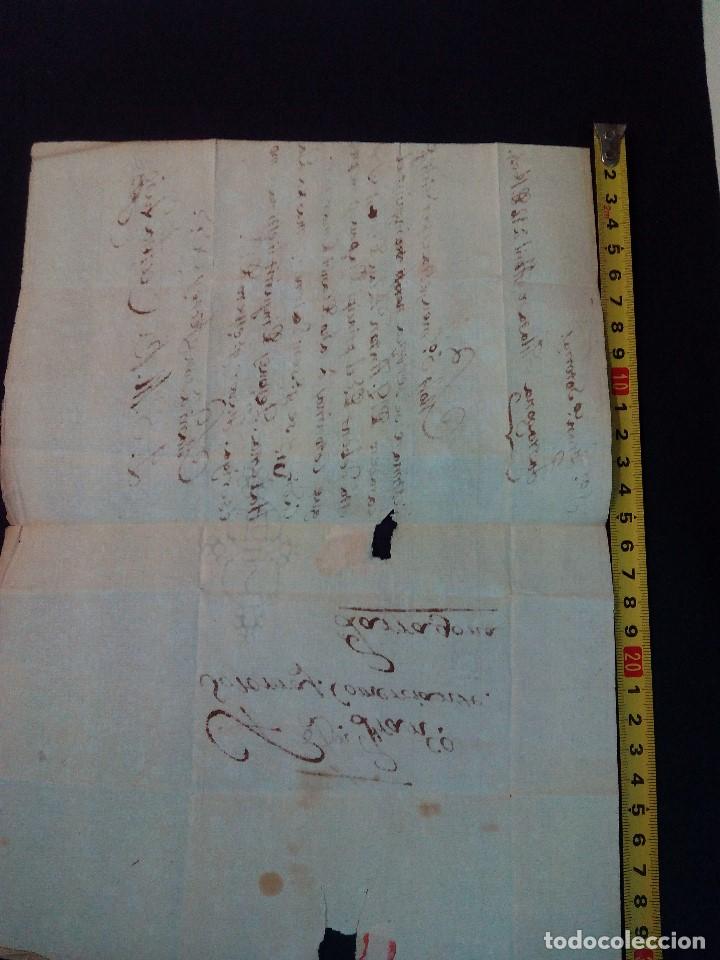 Manuscritos antiguos: Curioso Documento carta personal 1804-4-12 - Foto 3