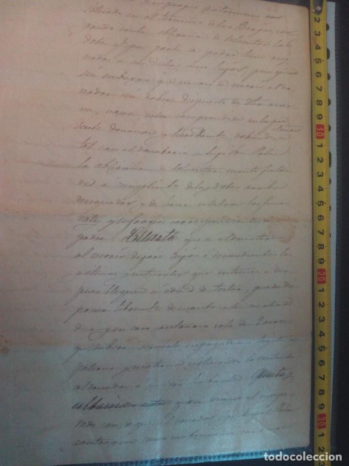 Manuscritos antiguos: Documento de Gra&ntilde;ena, Tarragona de 1838-3-22 - Foto 4
