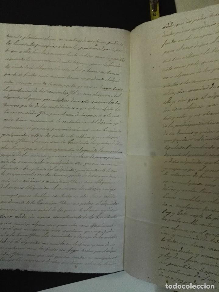Manuscritos antiguos: Documento notarial de Valls de 1862-3-31 - Foto 3