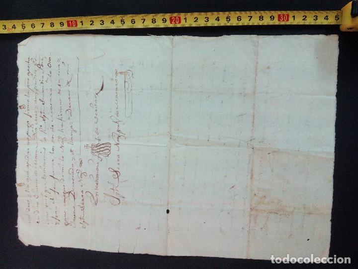 Manuscritos antiguos: Documento Contrato de pay&eacute;s en Matar&oacute; de 1768 - Foto 2