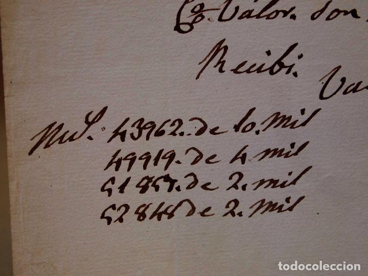 Manuscritos antiguos: DOCUMENTO, RECIBO ANTONIO PUCHOL, EN VALENCIA, 1838 - Foto 2