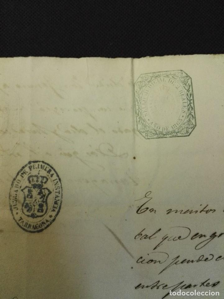 Manuscritos antiguos: Documento de la Selva del Camp de 1865-8-9 - Foto 5